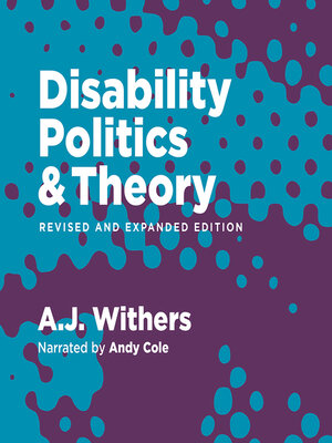 cover image of Disability Politics and Theory
